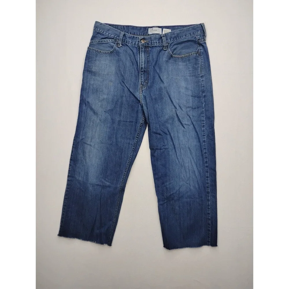 Levis Silver Tab Low and Loose Fit Baggy Wide Leg Jeans 36x26 Street Vintage Y2K